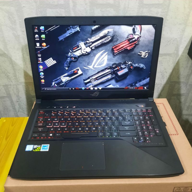 Laptop Gaming ASUS ROG STRIK GL503VD Cor i7-7700HQ Ram 16Gb/Ram 8Gb/SSD 512Gb/ SSD 128GB+HDD 1TB Nvd