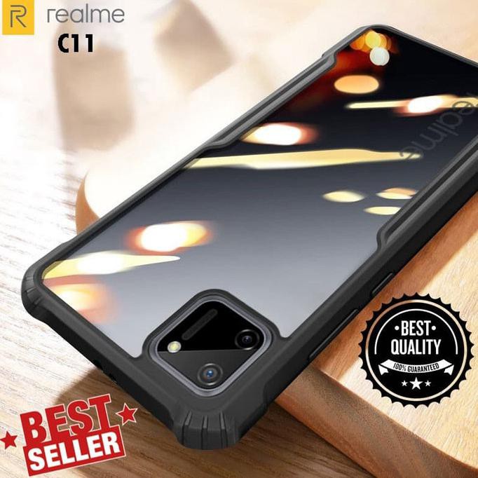 CASE REALME C11 BEATLE SERIES BUMPER TRANSPARAN CLEAR