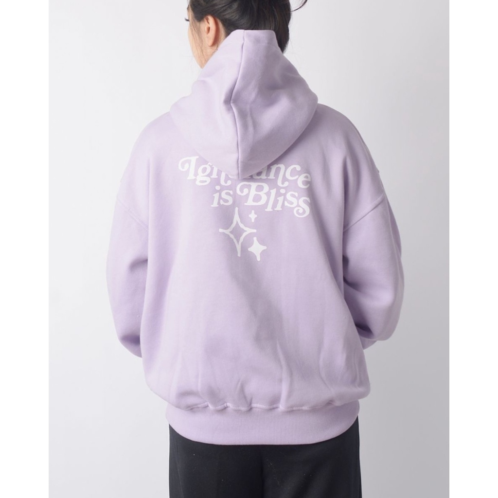 IGNORANCE  IS BLISS HOODIE JUMPER WANITA - ATASAN KEKINIAN TERLARIS