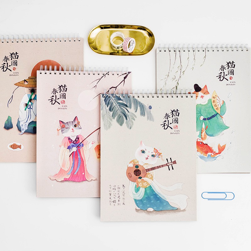 Cats Dynasty Spiral Sketchbook B5 43 Lembar Kertas Putih Cats Dynasty Spiral Sketchbook B5 43 Lembar Kertas Putih