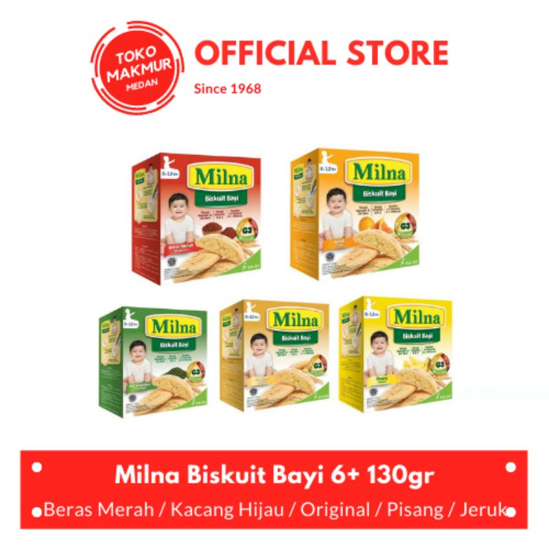 MILNA BISKUIT 6 BULAN KE ATAS 130GR