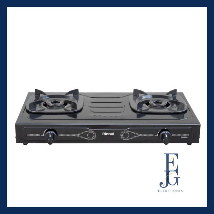 Kompor Rinnai 2 Tungku Rinnai RI-202S Teflon RI202S