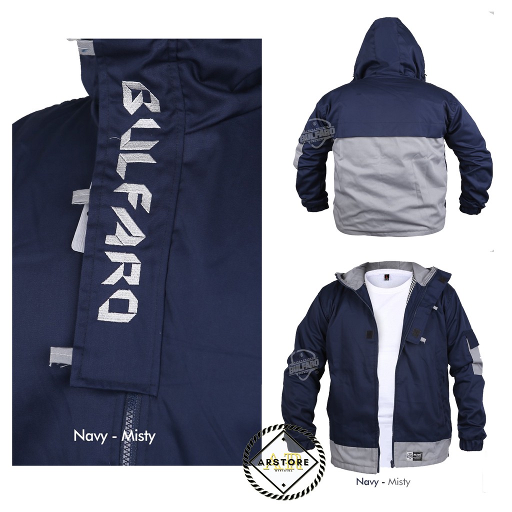 Jaket Hoodie Pria Bulfaro Mat Kanvas Drill Jaket Distro Terbaru Outerwear Original