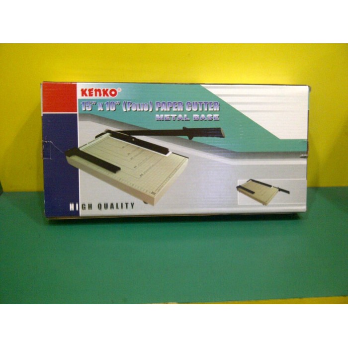 

Best Item! Alat Pemotong Kertas ( Paper Cutter) Kenko Ukuran Folio atk