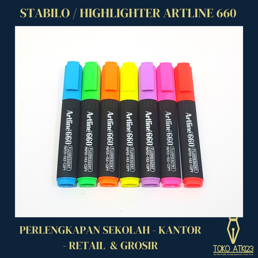 Highlighter / Stabilo Original Merk Artline 660