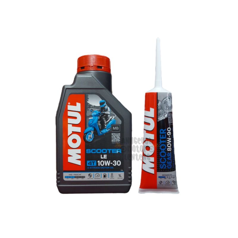 Oli Motul Matic Scooter LE 1L 10W 30 Dan Oli Gardan Motul 80W 90