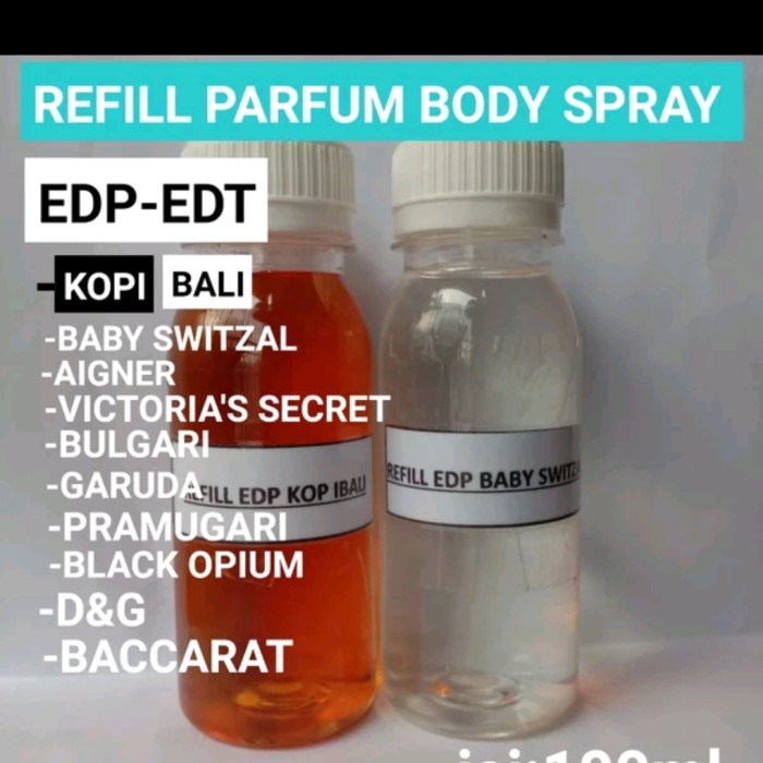 Refill parfum baju dan badan EDP 100 ml