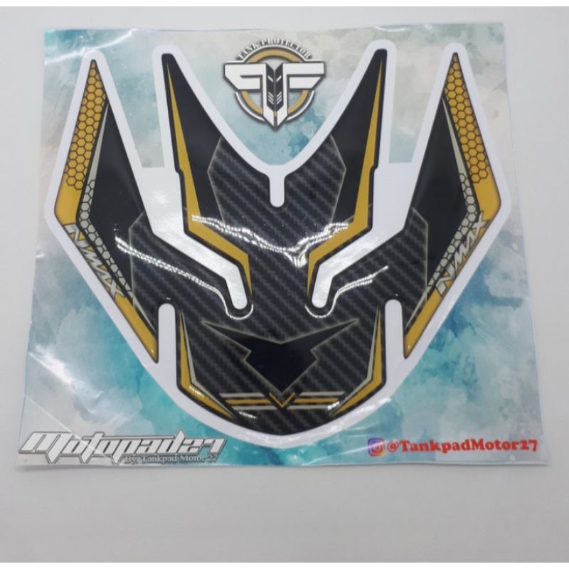 Sticker Stiker Resin Timbul Fender Pad Spakbor Depan New Nmax 2020