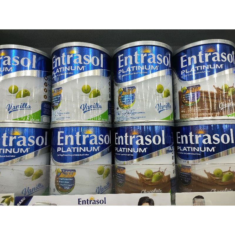 

ENTRASOL PLATINUM ENTRASOL SENIOR SUSU TINGGI PROTEIN MASA PENYEMBUHAN 400GR