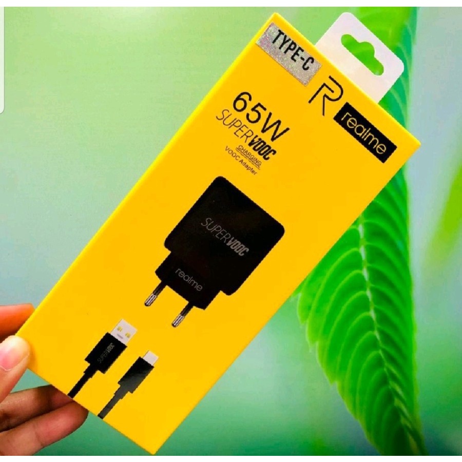 CHARGER FAST CHARGING REALME 65W SUPER VOOC MICRO &amp; TYPE C CHASAN ORIGINAL REALME - BDC