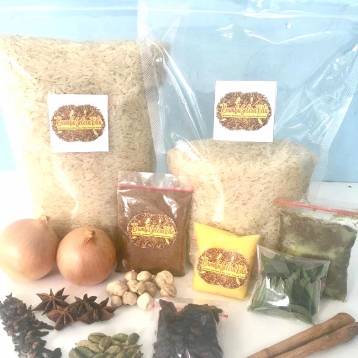 

Siap Kirim Beras Basmati 1 Kg Lengkap Dengan Bumbu Kebuli/ Nasi Kebuli Instant