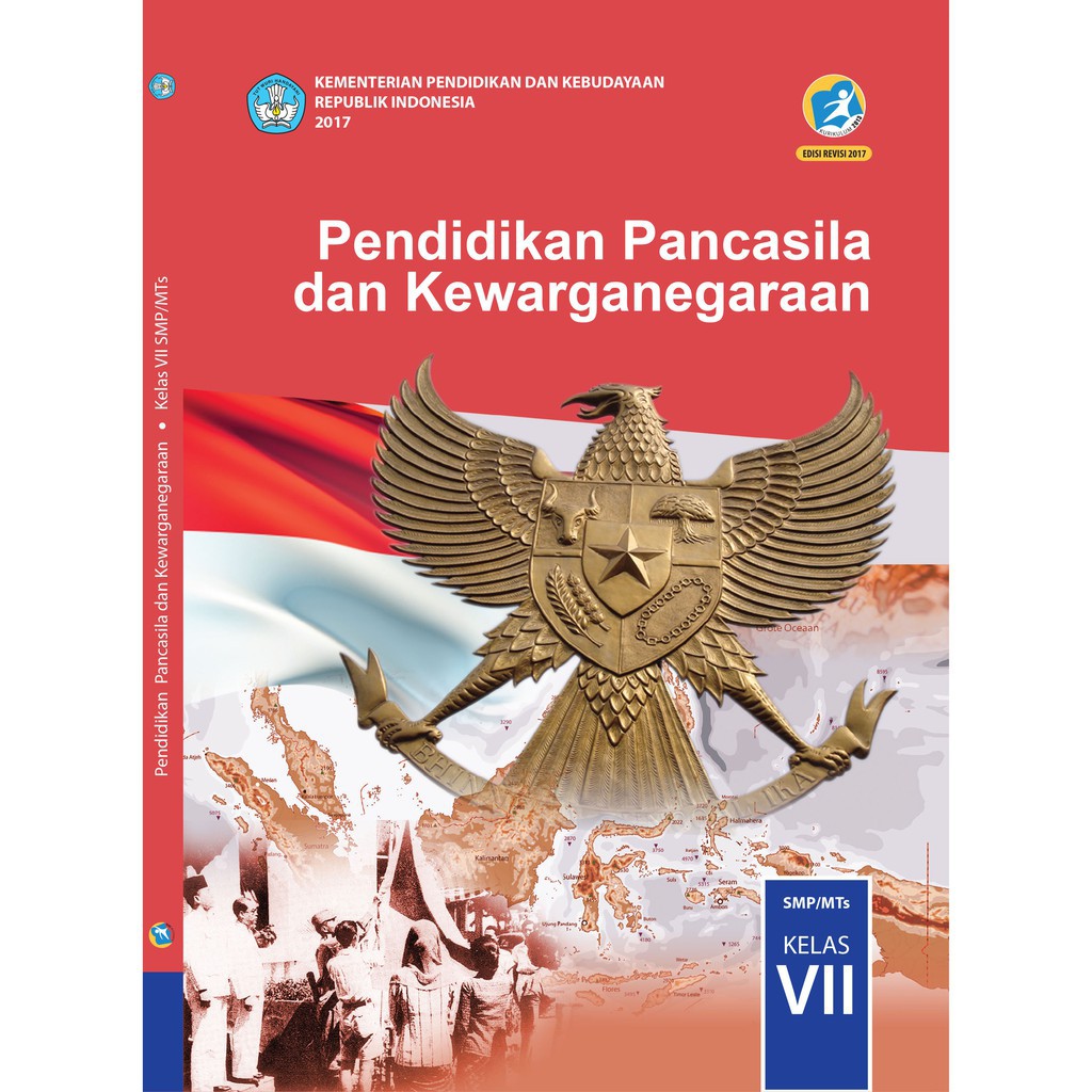 Buku ipa ips matematika bahasa indonesia inggris pkn pai seni budaya prakarya pjok smp kelas 7-8