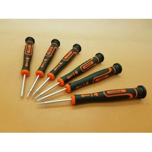 Obeng Ujung Magnet Screwdrivr Set Fine Durable Profesional 6 Pcs Murah