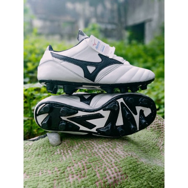 SEPATU BOLA MIZUNO KULIT ASLI( OUT SOL SUDAH DIJAHIT)/SEPATU BOLA SUPER KUAT/SEPATU BOLA TERMURAH