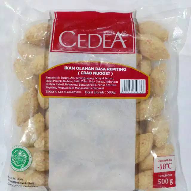 

CEDEA naget kepiting 500gr [ crab nugget ]