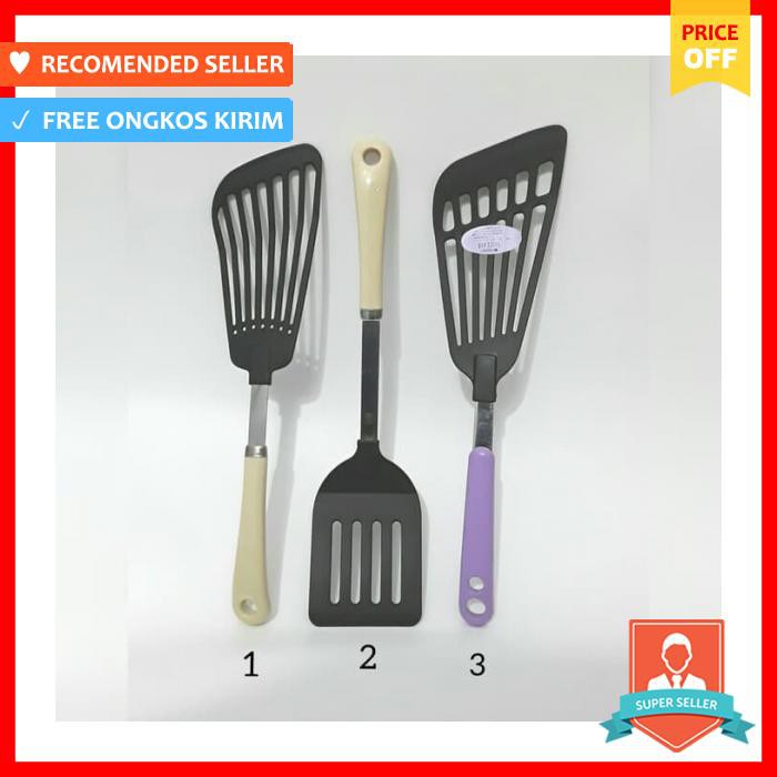 Sutil Teflon Stainless Sodet Stainless Teflon Japan - Peralatan Masak - Spatula & Sutil