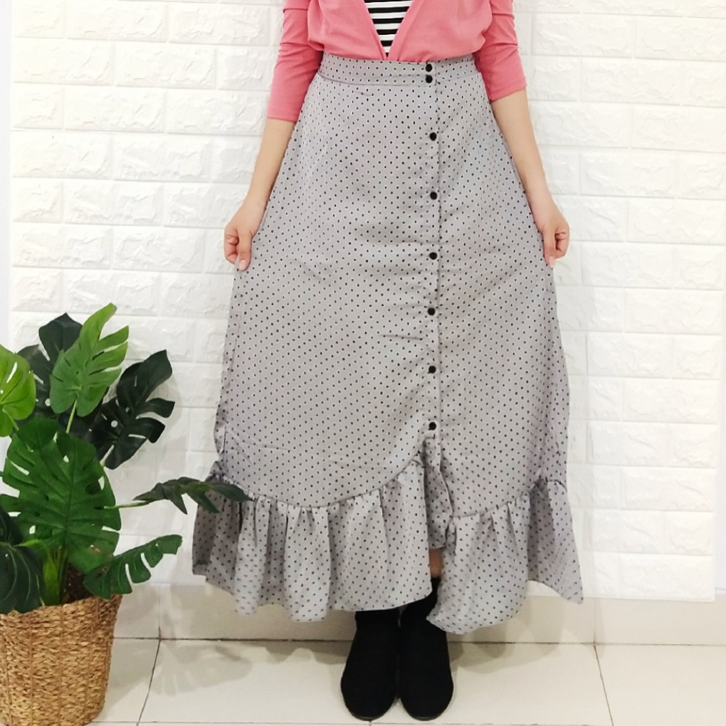 ROK ONDE KATUN WOLFIS PANJANG #GLFASHION