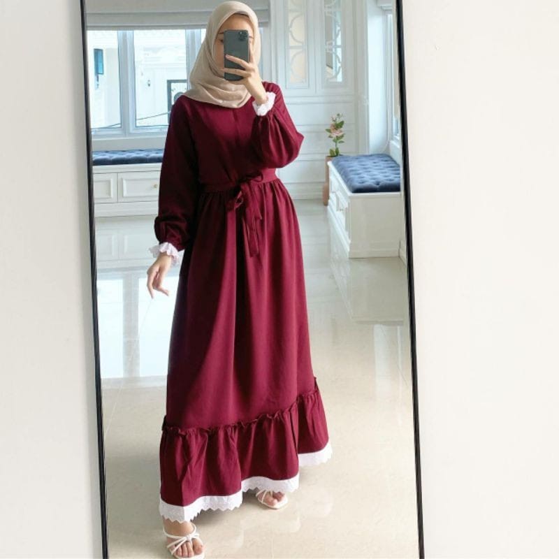 DISKON SAMANTA MAXI - maxy wanita terlaris / simple maxy / maxy dress / grosir baju muslim