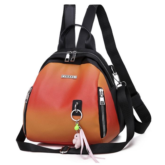 BJ2134312 - ORANGE/ROSE - TAS RANSEL PUNGGUNG BACKPACK TAS SEKOLAH KULIAH WANITA FASHION IMPORT MODIS ELEGAN TERMURAH TERLARIS TERBARU BAGSTORE JAKARTA TAS BATAM JTF134312