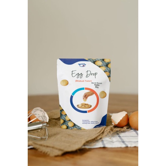

Egg Drop cemilan keto friendly Bebas gula Tanpa Tepung