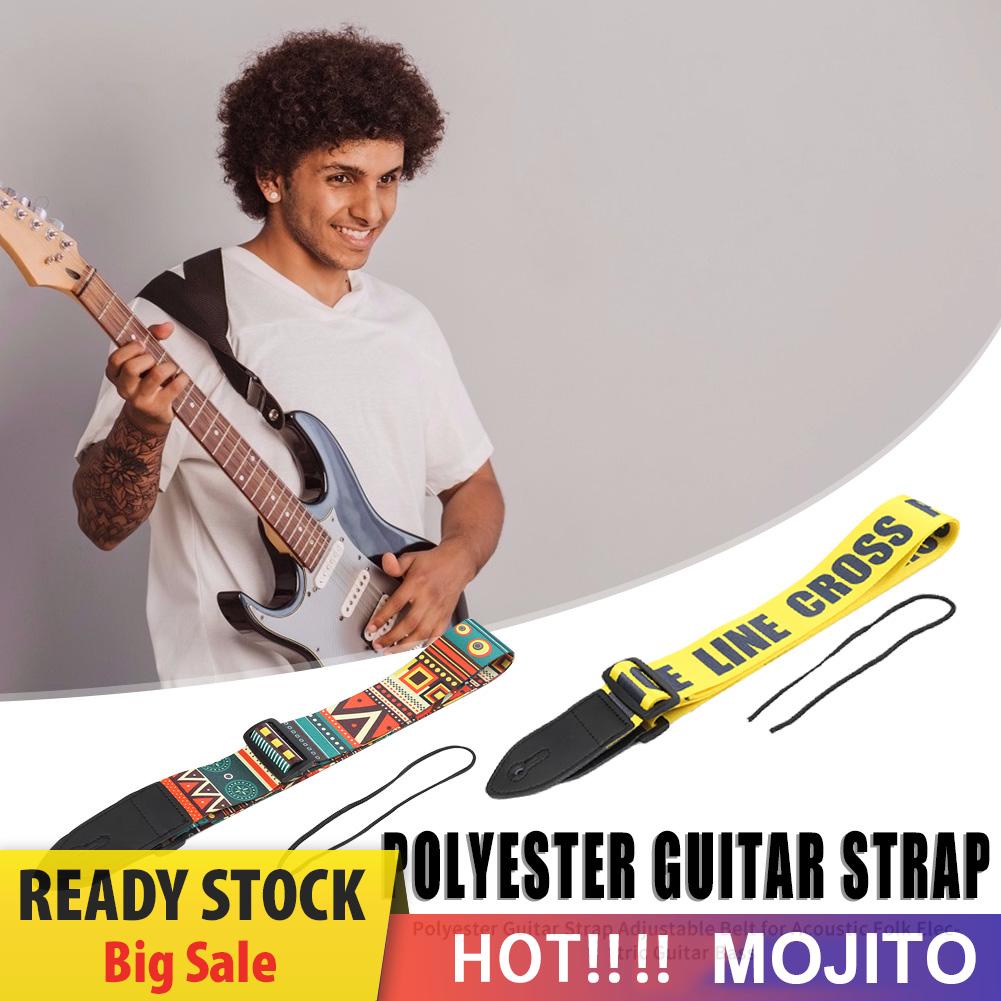 Strap Adjustable Untuk Gitar Akustik / Elektrik