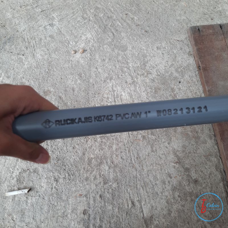 Pipa PVC 1 inch Rucika JIS ABU AW