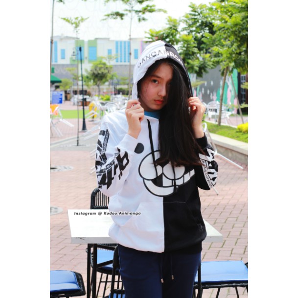 Sweater Monokuma Danganronpa Bahan Cotton Combed 24s