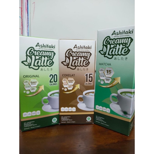 

Ashitaki Creammy Latte Box @5 Sachet @24gr