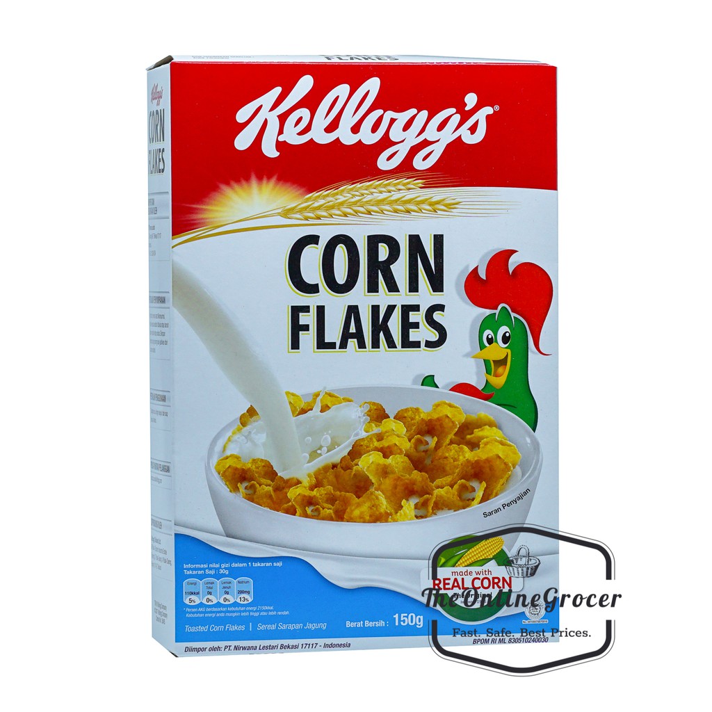 Kellogg’s Corn Flakes Cereal 150gr - Sereal Jagung Corn Flakes