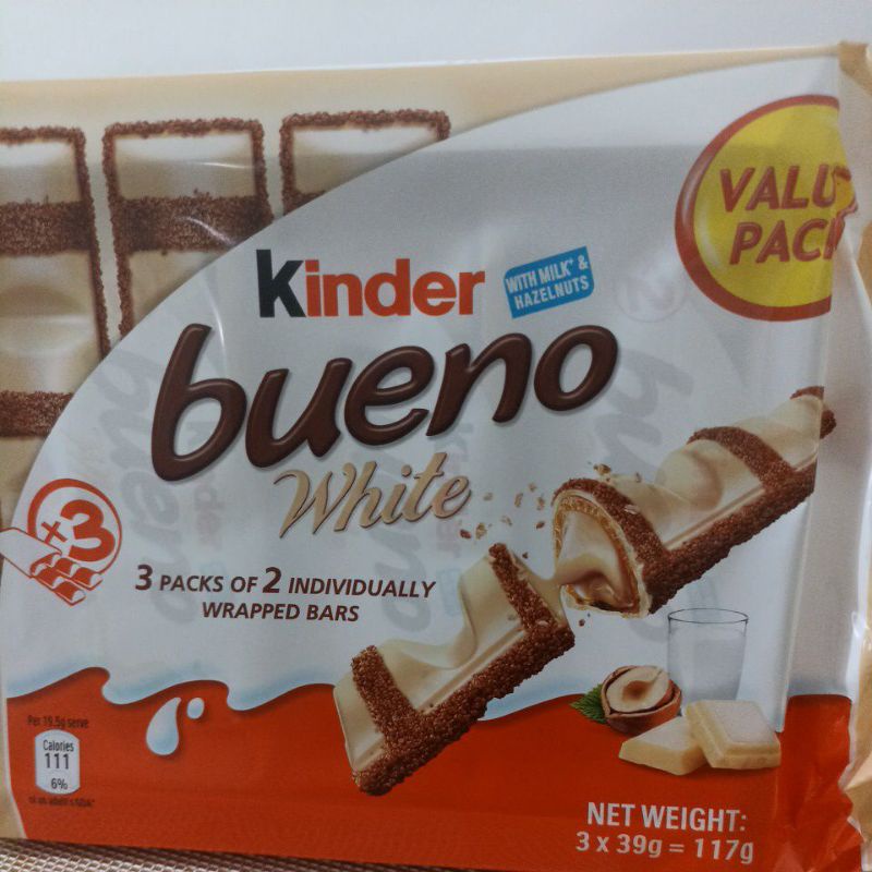 

Kinder Bueno Whites & Cokelat