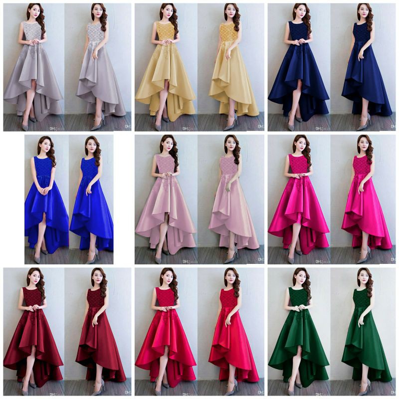 BAJU DRESS PESTA WANITA KOREAN STYLE MURAH TERBARU / PARTY DRESS / WEDDING DRESS KOREA 559