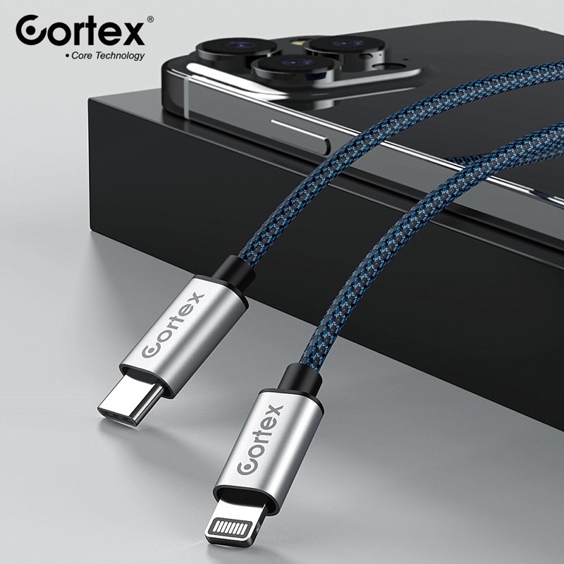 Cortex KE-201 Kabel Type-C to Lightning ayphone Cable PD Fast Charging 1.2Meter