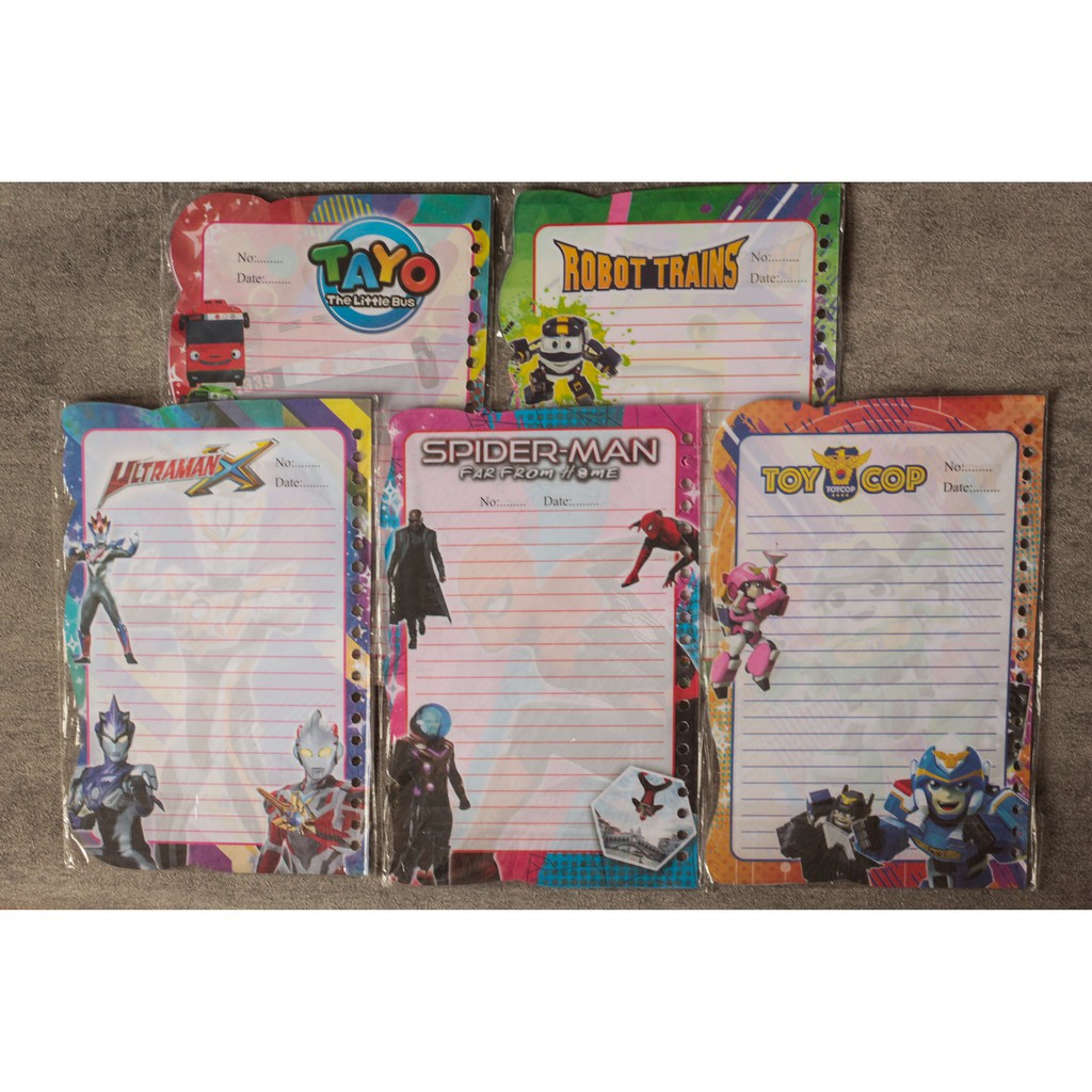 

(5Pak) Loose Leaf A5 fancy