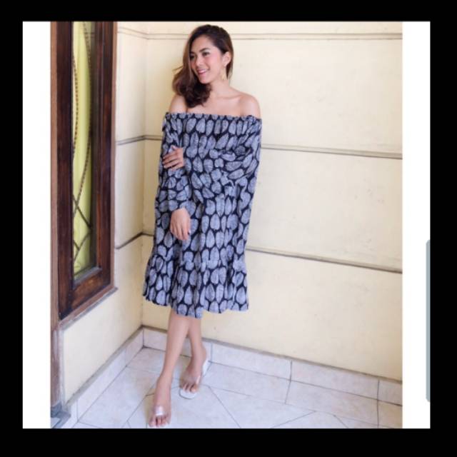 SABRINA WITH RUFFLE DRESS (BIG SIZE)