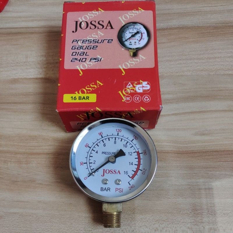 JOSSA pressure gauge / Jossa meteran compresor / manometer JOSSA