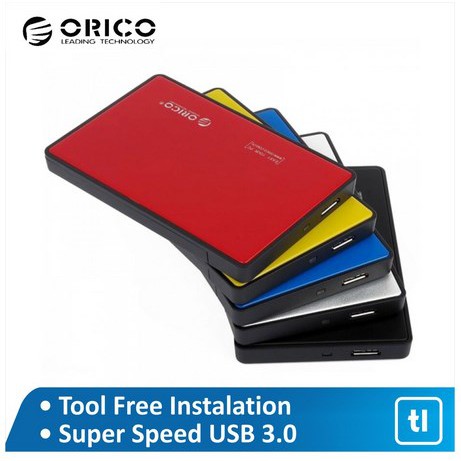 ORICO 2588US3 Casing Harddisk&amp;SSD 2,5inch SATA USB3.0