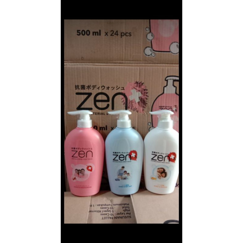 sabun cair zen 500ml(Biru)