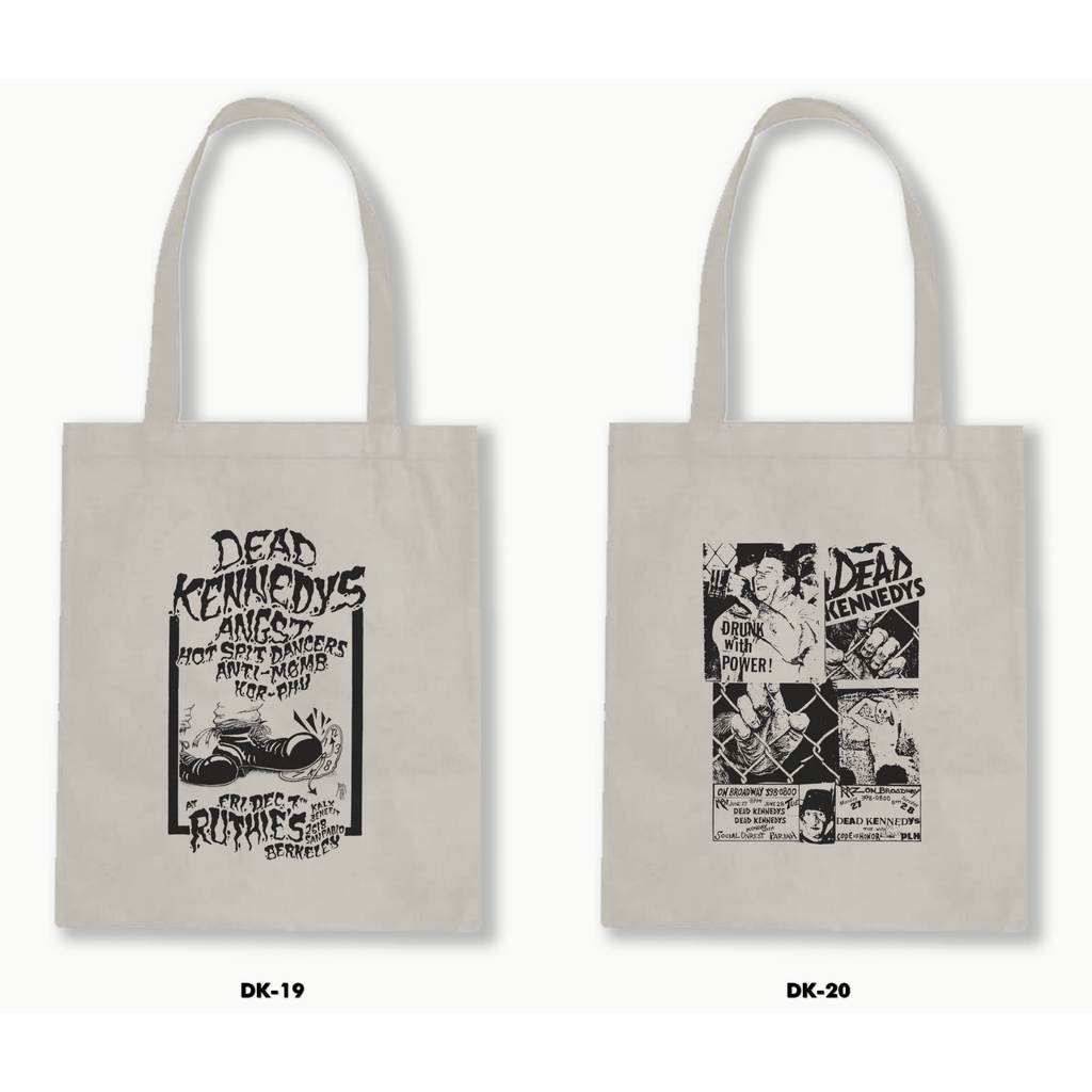 TOTE BAG BLACU - DEAD KENNEDYS 01