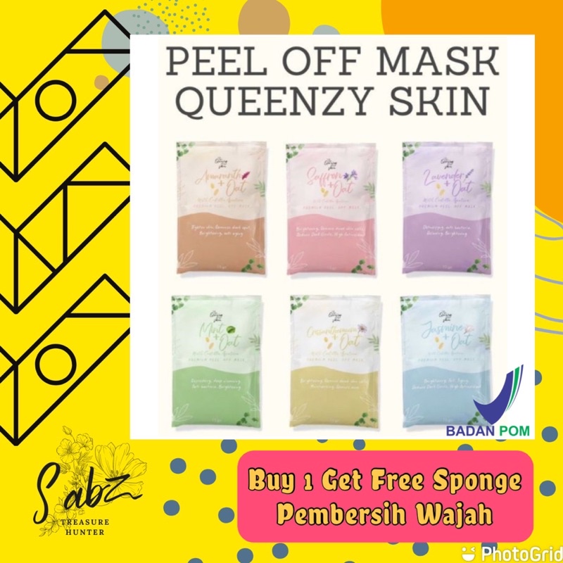 Quinzy Skin Peel Off Mask 15gr BPOM