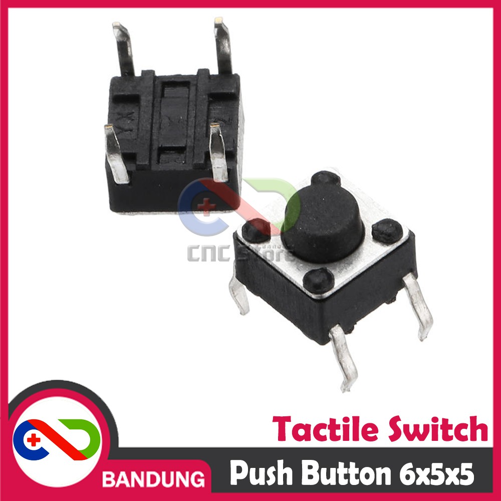 TACTILE SWITCH PUSH BUTTON 6X5X5MM