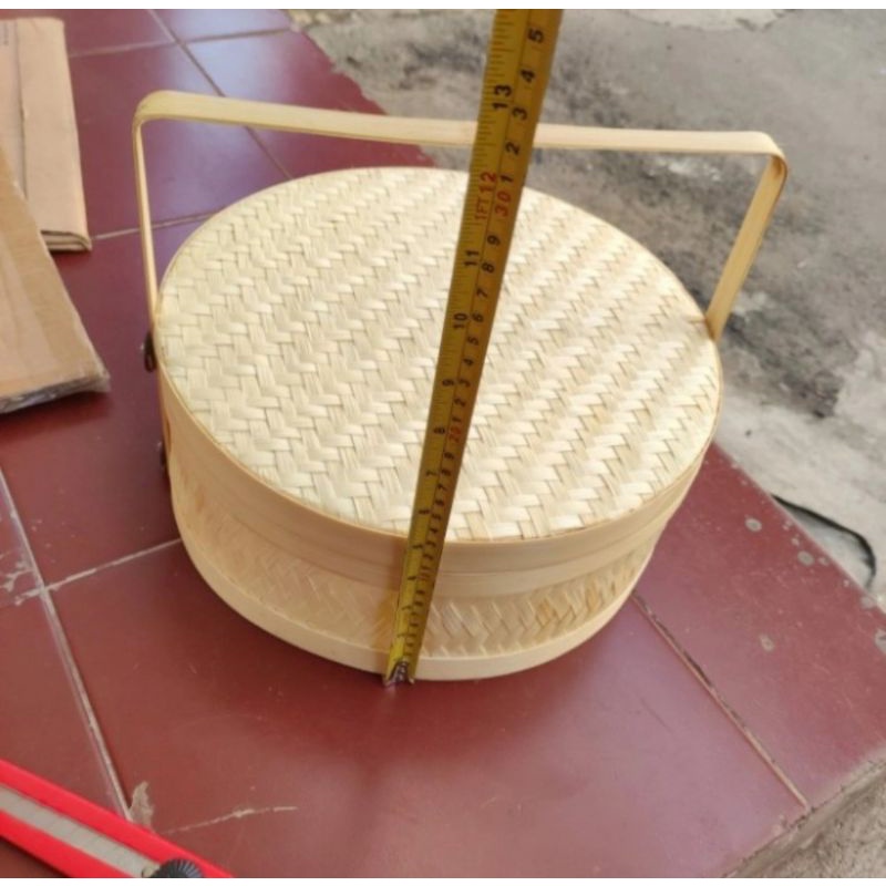 

Rantang bambu 1 susun diameter 30cm