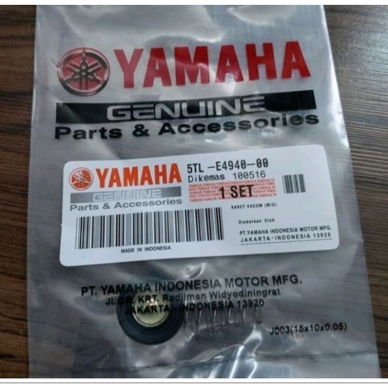 Karet Diafragma Membran Vakum Skep Karburator Assy Yamaha Mio Karbu Sporty Soul Fino Old Lama 5TL