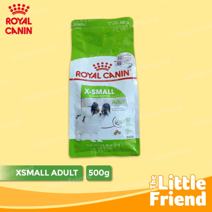 Royal Canin X-SMALL ADULT 500 Gram - Makanan Anjing Dewasa Ras Kecil
