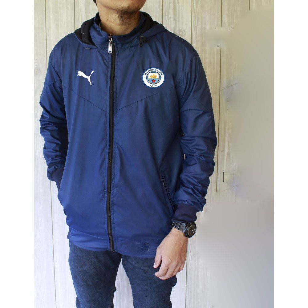 jaket parasut running manchester city