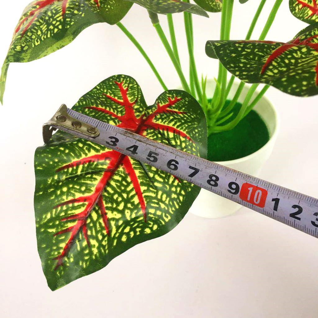 Satu7an Ornamen Bunga Plastik Tanaman hias Dekorasi Rumah Pajangan ARTIFICIAL Murah Impor pot bonsai-5