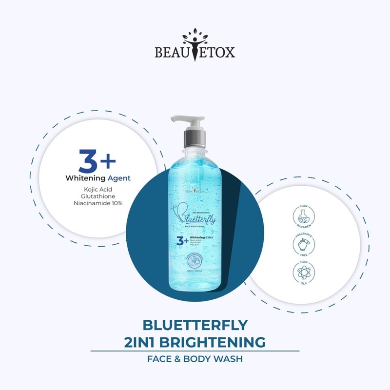 Beautetox New Product Bluetterfly Brightening Serum Jelly Cream Golden sunset