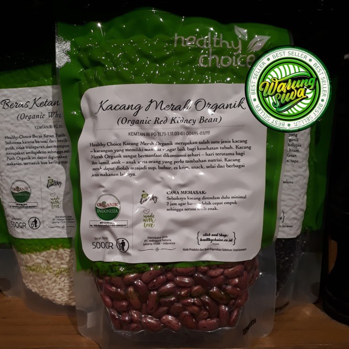 

Healthy Choice Kacang Merah Organik 500 gr