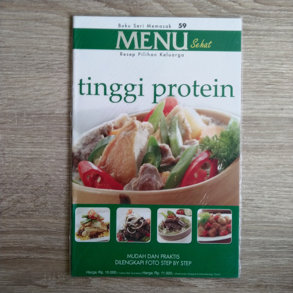 Menu Sehat - Tinggi Protein - buku resep masakan makanan