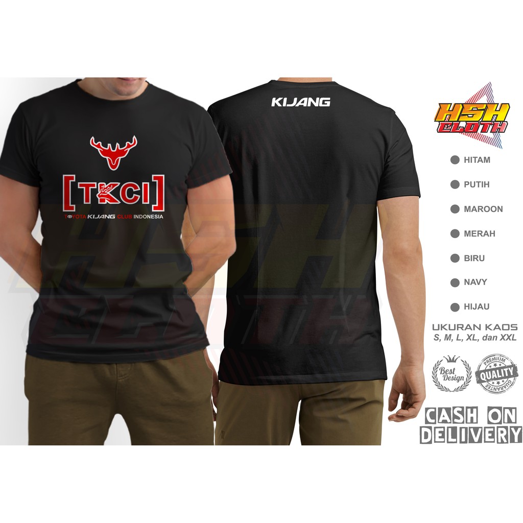 Baju Kaos Distro Mobil Toyota Kijang TKCI Otomotif Bisa Custom - HSHCloth