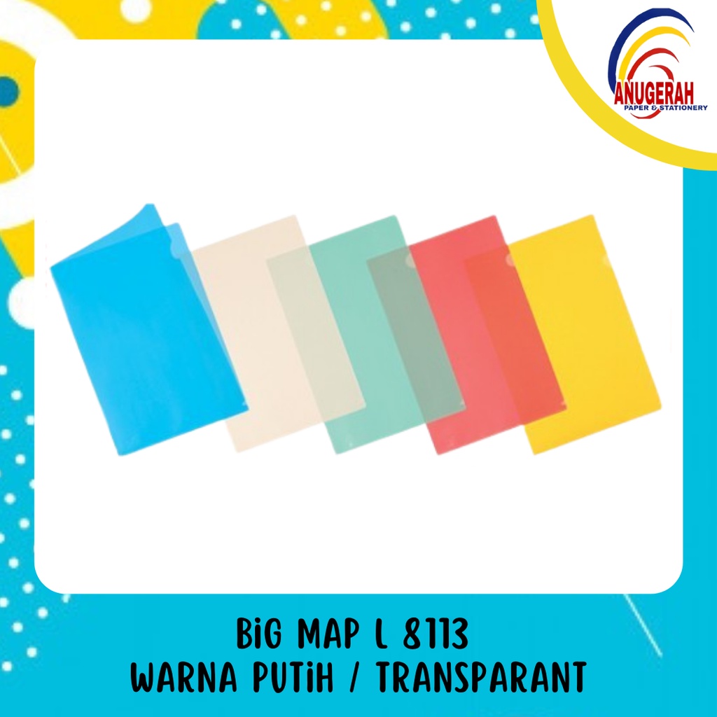 

BIG MAP L 8113 WARNA PUTIH / TRANSPARANT (PCS)